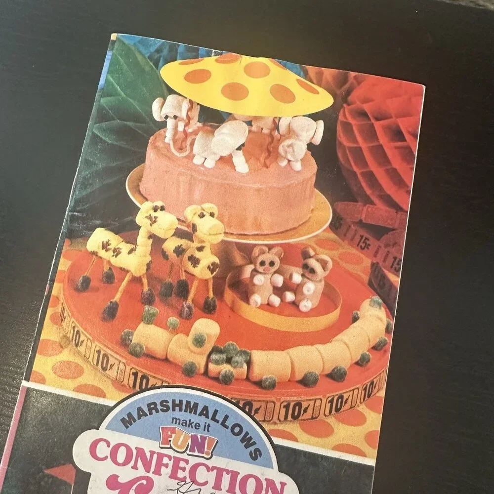 1979 Kraft Marshmallows Confection Creations Book Booklet Dessert Crafting‎ Kids